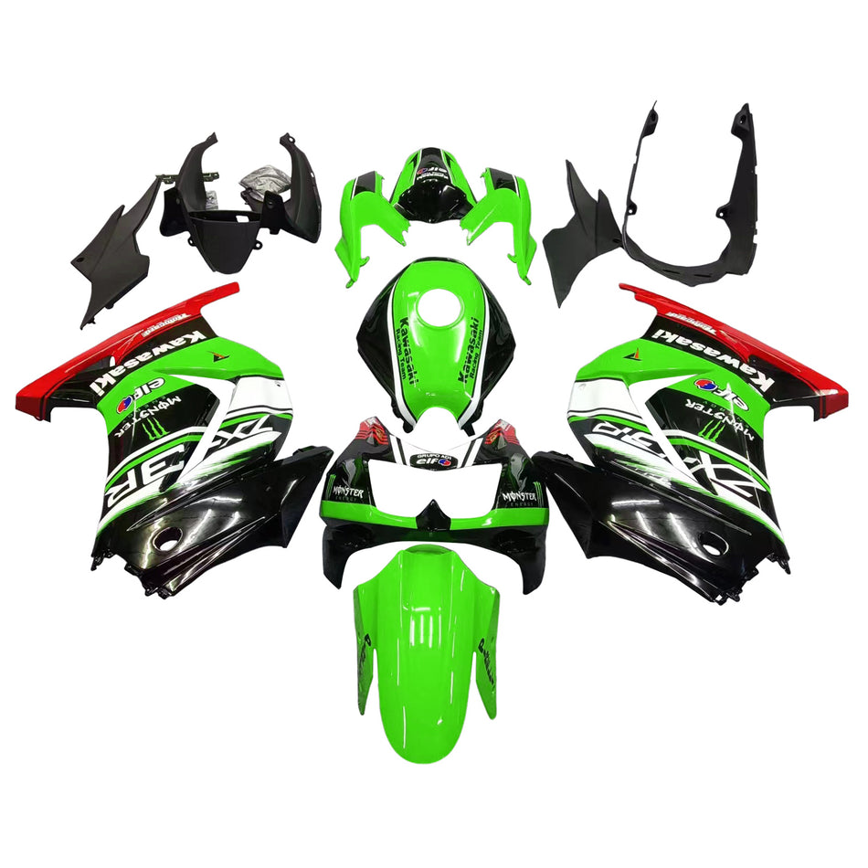 2008-2012 カワサキ EX250 Ninja250R インジェクションフェアリングキット ボディワーク プラスチック ABS #121
