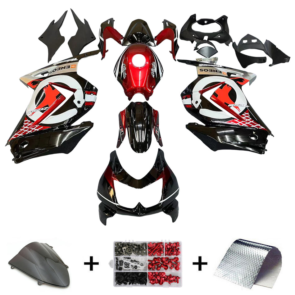 2008-2012 カワサキ EX250 Ninja250R インジェクションフェアリングキット ボディワーク プラスチック
