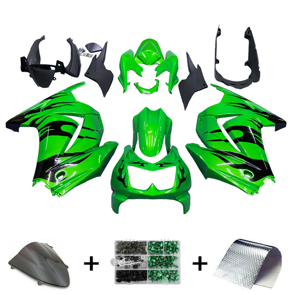 2008-2012 カワサキ EX250 Ninja250R インジェクションフェアリングキット ボディワーク プラスチック ABS