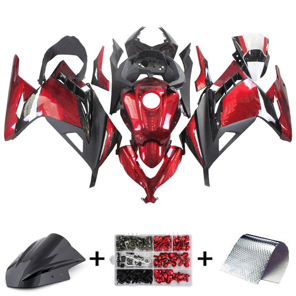 2013-2024 カワサキ EX300/Ninja300 インジェクションフェアリングキット ボディワーク プラスチック ABS