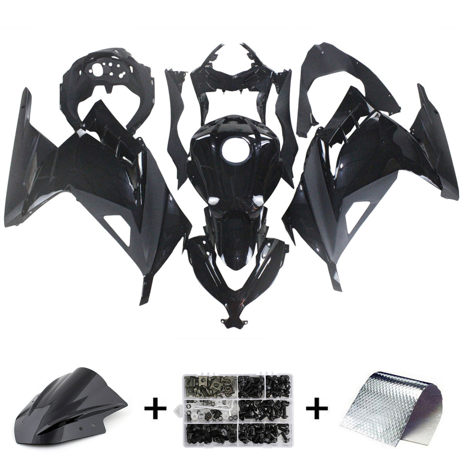 2013-2024 カワサキ EX300/Ninja300 インジェクションフェアリングキット ボディワーク プラスチック ABS