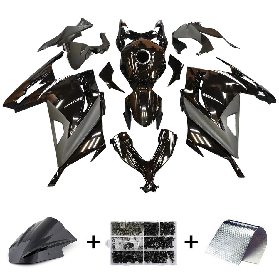 2013-2024 カワサキ EX300/Ninja300 インジェクションフェアリングキット ボディワーク プラスチック ABS