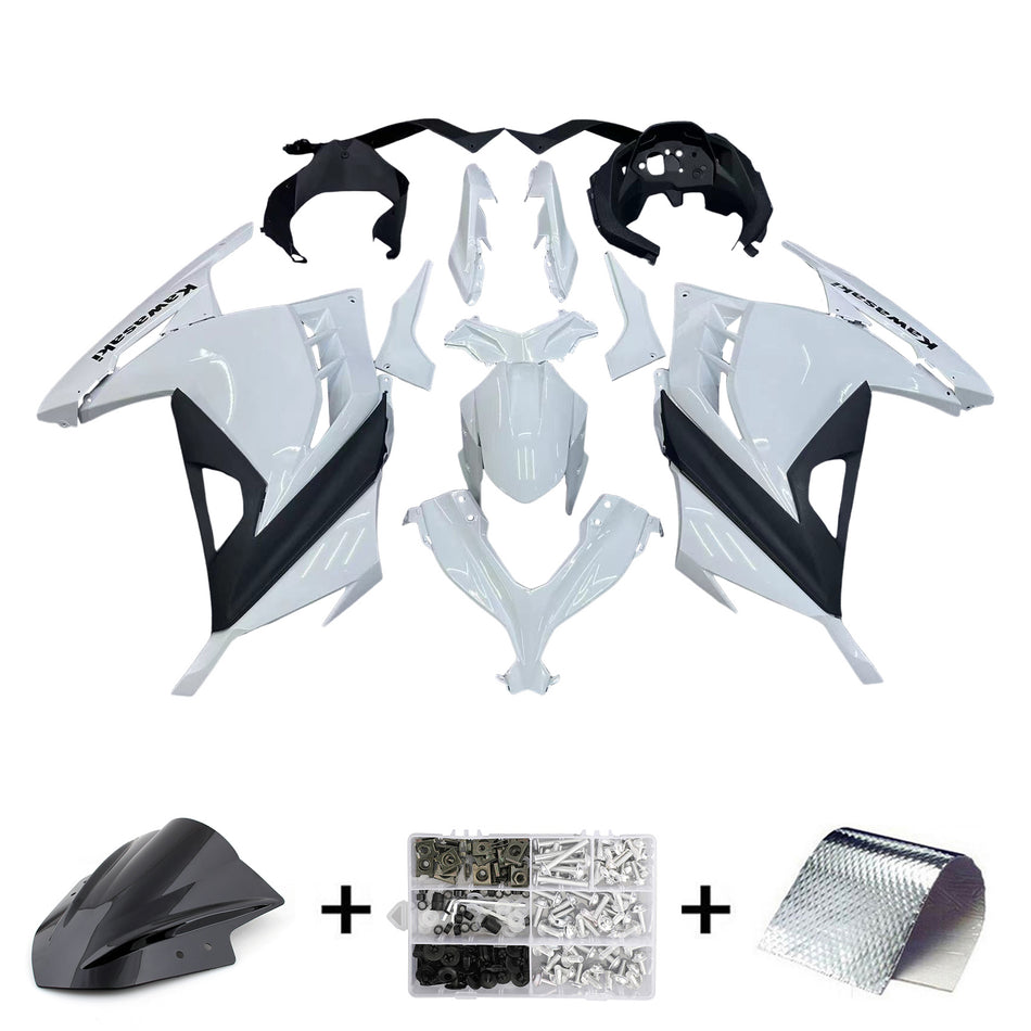 2013-2024 カワサキ EX300/Ninja300 インジェクションフェアリングキット ボディワーク プラスチック ABS