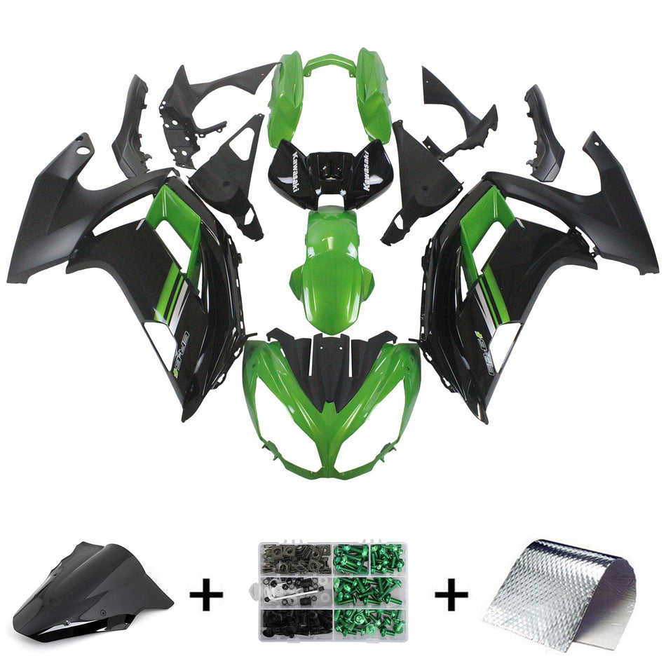 2012-2016 Kawasaki ER6F Ninja650 Amotopart インジェクションフェアリングキット ボディワーク プラスチック ABS #112
