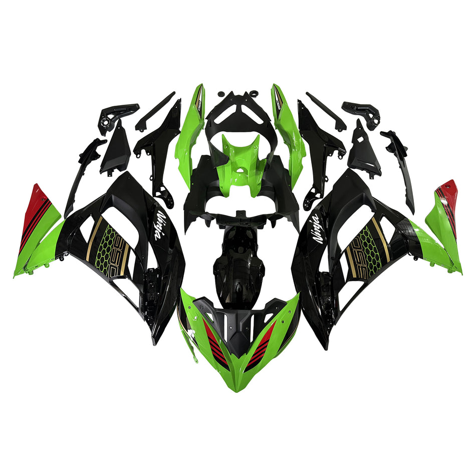 2017-2019 Kawasaki Ninja 650 ER-6F EX650 フェアリングキット プラスチック 02# ジェネリック