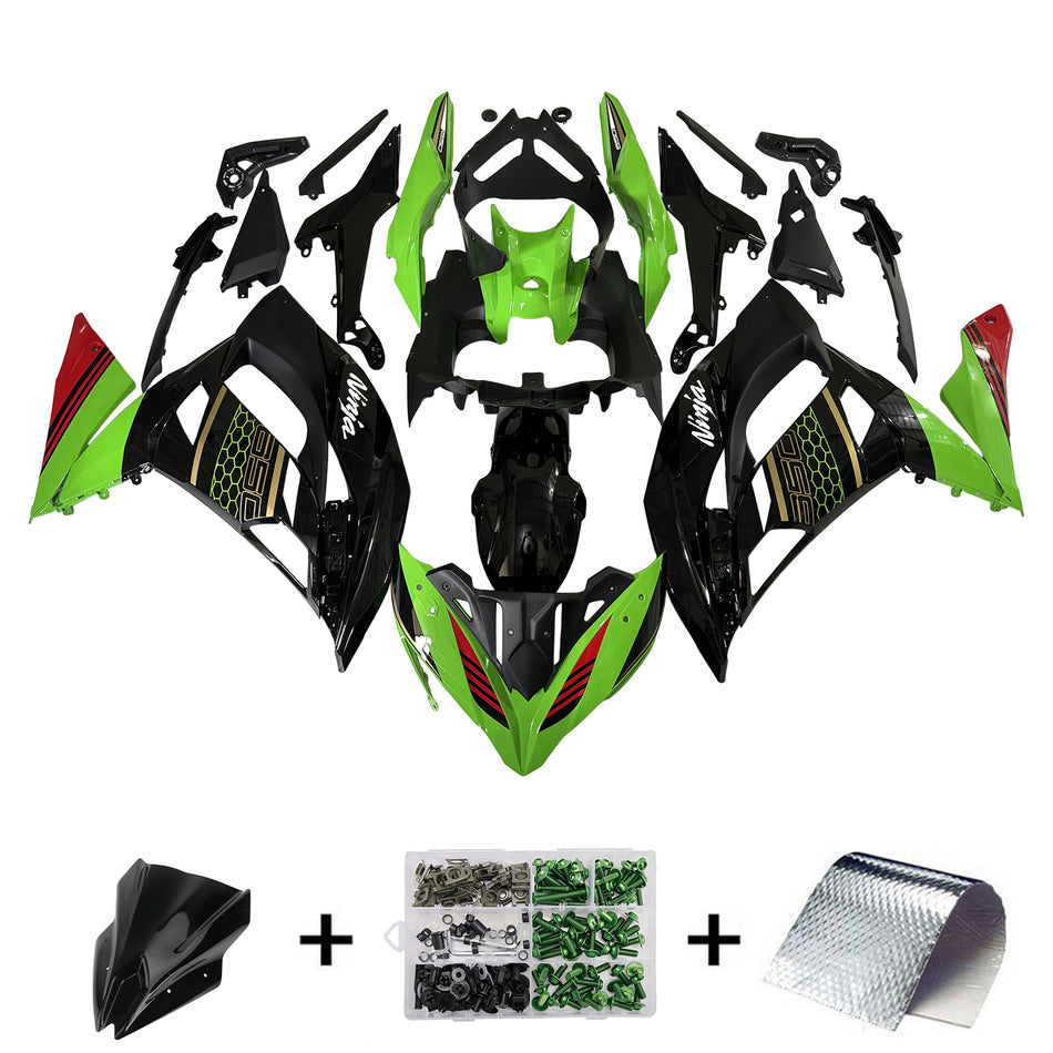 2017-2019 Kawasaki Ninja 650 ER-6F EX650 フェアリングキット プラスチック 02# ジェネリック