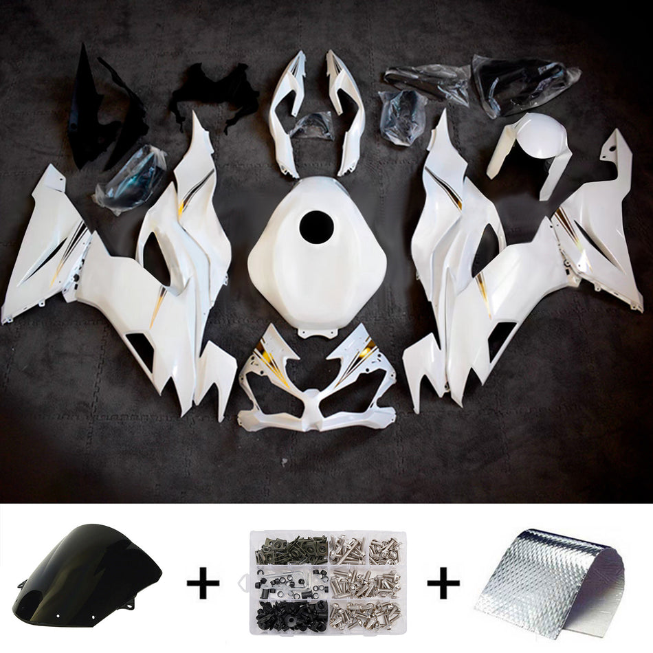 インジェクションフェアリングキット ボディワーク プラスチック ABS カワサキ ZX6R 2019-2023 に適合