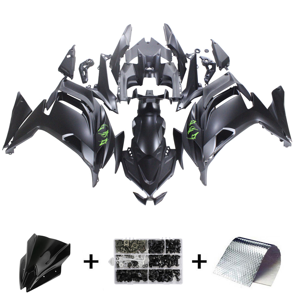 2020-2023 カワサキ ER-6F Ninja650 Amotopart インジェクションフェアリングキット ボディワーク ABS #101