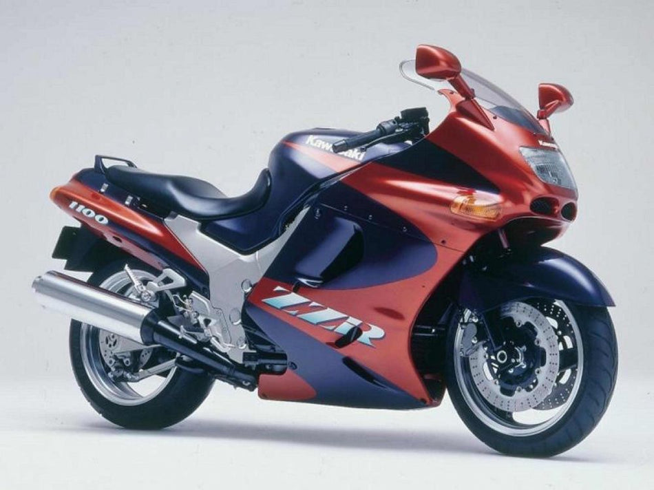 1993-2003 カワサキ ZZR1100 Amotopart インジェクションフェアリングキット ボディワーク プラスチック #110