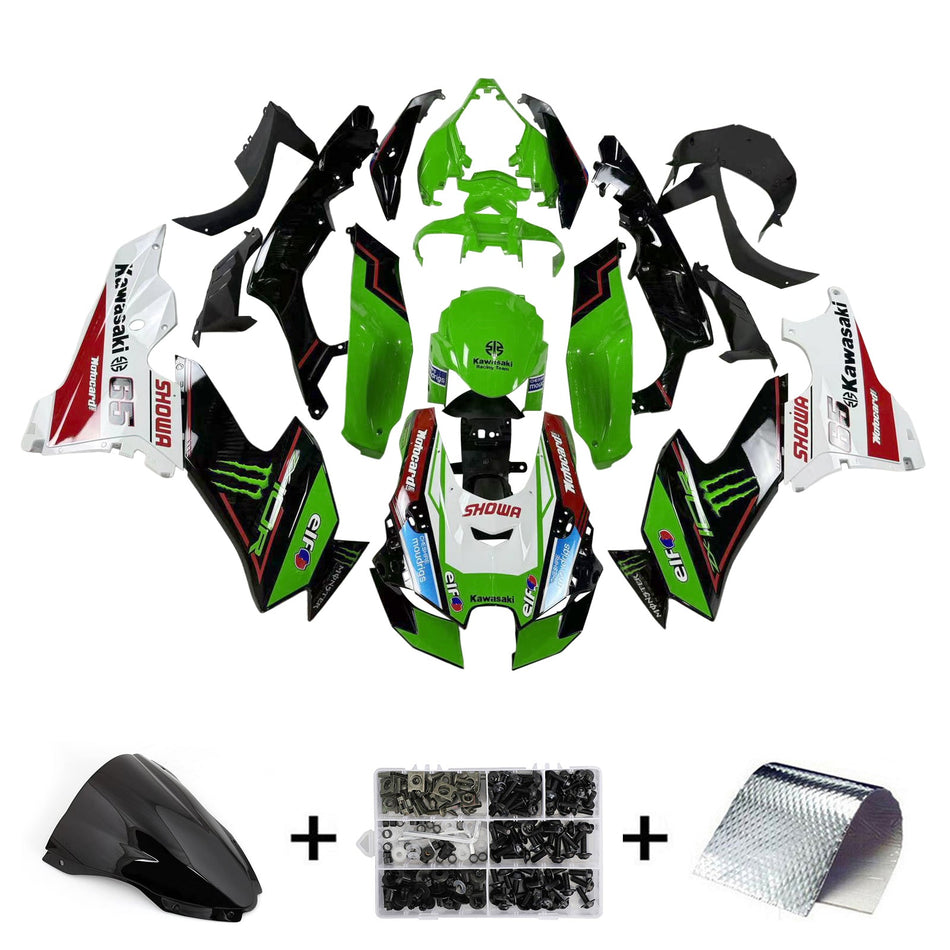 2021-2024 カワサキ ZX-10R ZX10R アモトパーツ インジェクションフェアリングキット ボディワーク ABS #101