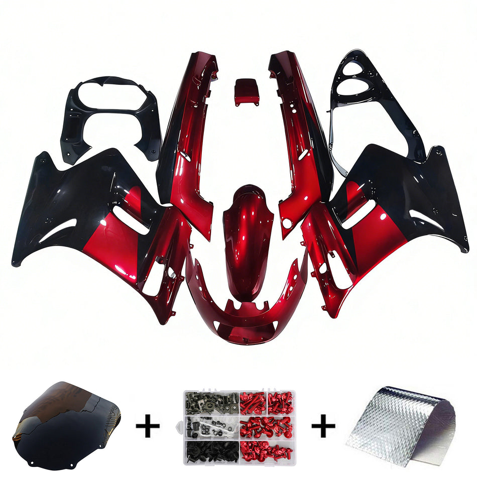 1996-2007 カワサキ ZZR250 インジェクションフェアリングキット ボディワーク ABS