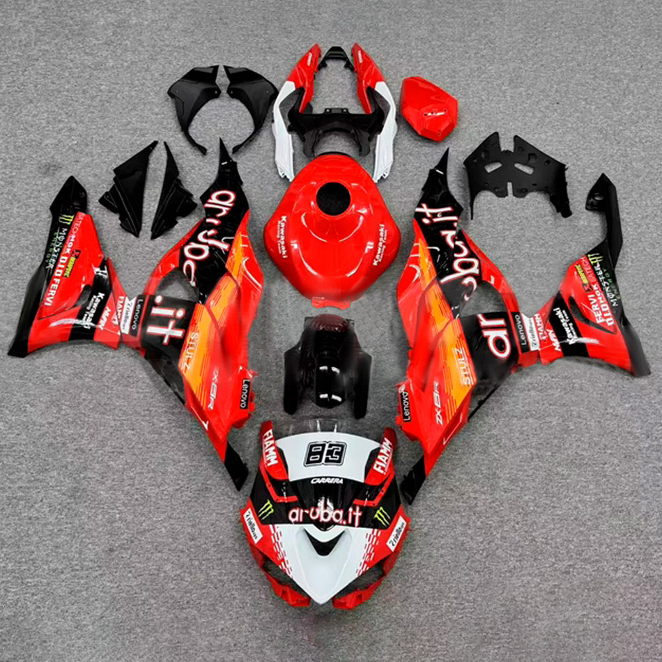 インジェクションフェアリングキット ボディワーク プラスチック ABS カワサキ ZX-6R 2024-2025 に適合