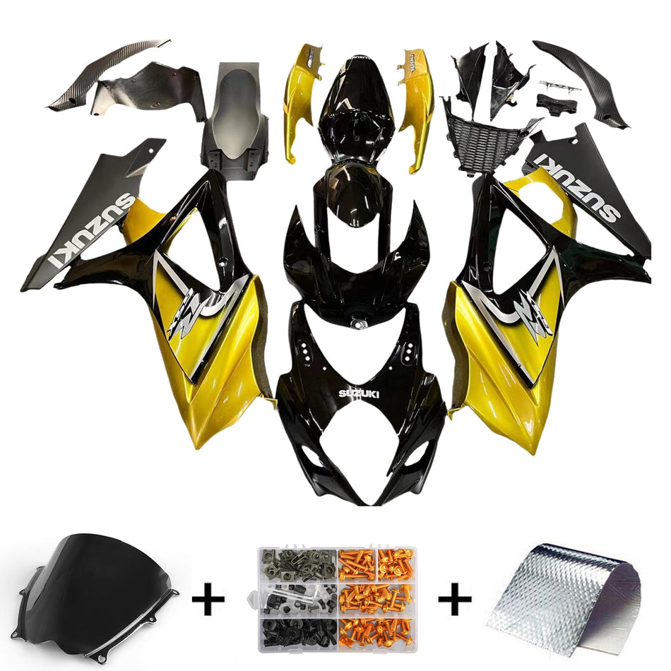 2007-2008 スズキ GSXR1000 フェアリングキット ボディワーク プラスチック ABS