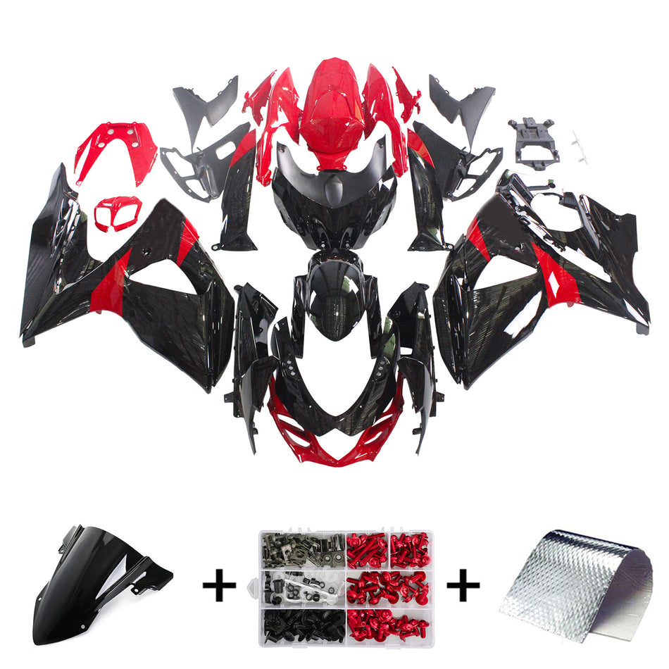 2009-2016 スズキ GSXR1000 K9 Amotopart インジェクションフェアリングキット ボディワーク プラスチック ABS #115