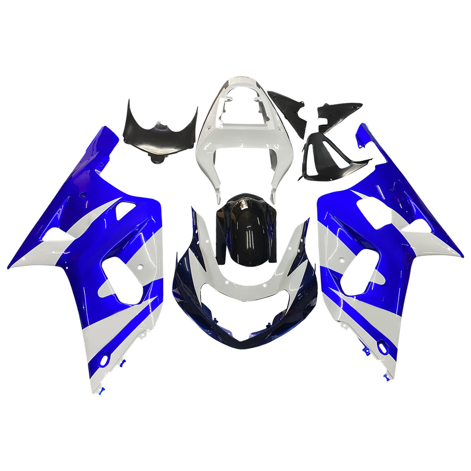 2001-2003 スズキ GSXR 600 Amotopart フェアリング ブルー &amp; ホワイト GSXR レーシング