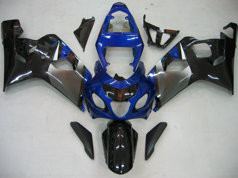 2004-2005 スズキ GSXR 600 750 フェアリング ブルー ブラック シルバー GSXR レーシング ジェネリック