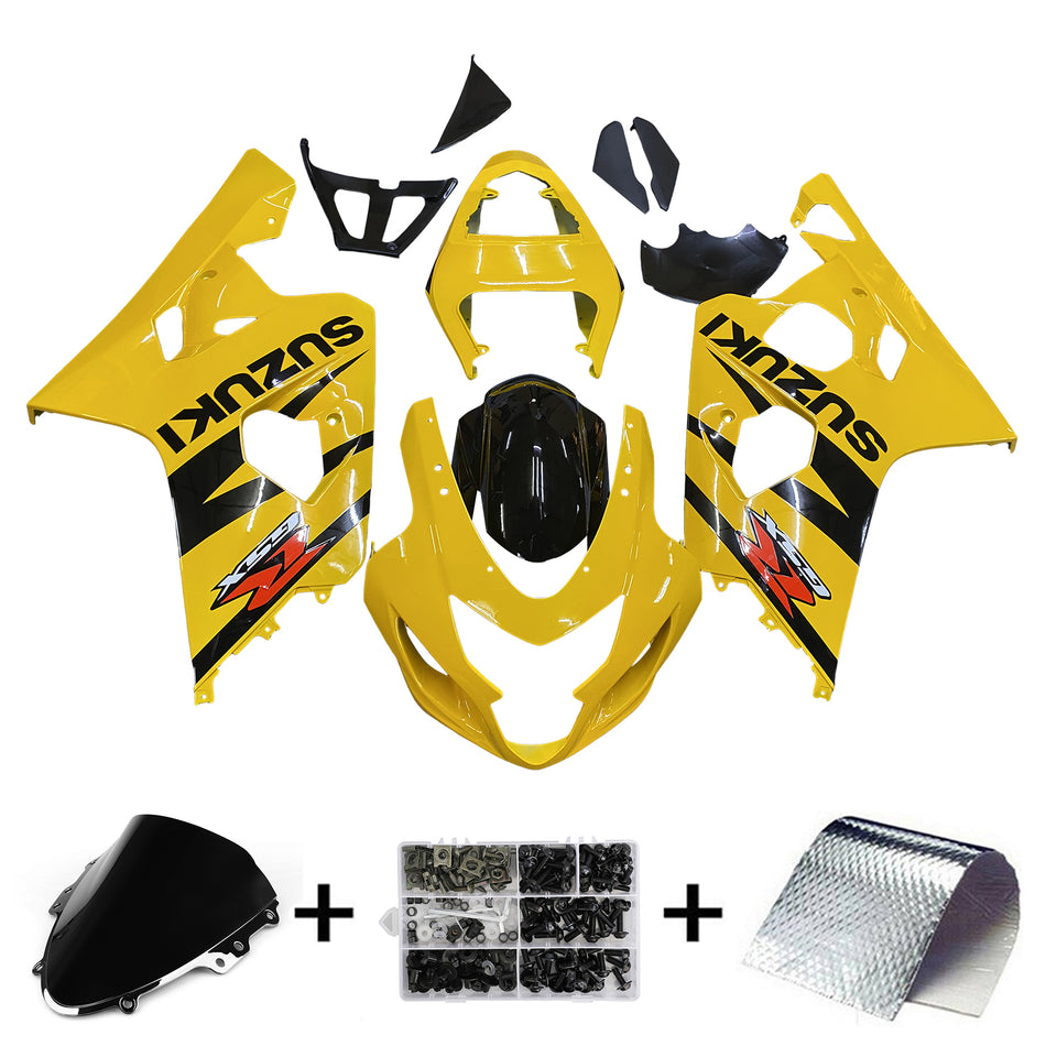 2004-2005 スズキ GSXR 600/750 K4 Amotopart インジェクションフェアリングキット ボディワーク プラスチック ABS #135