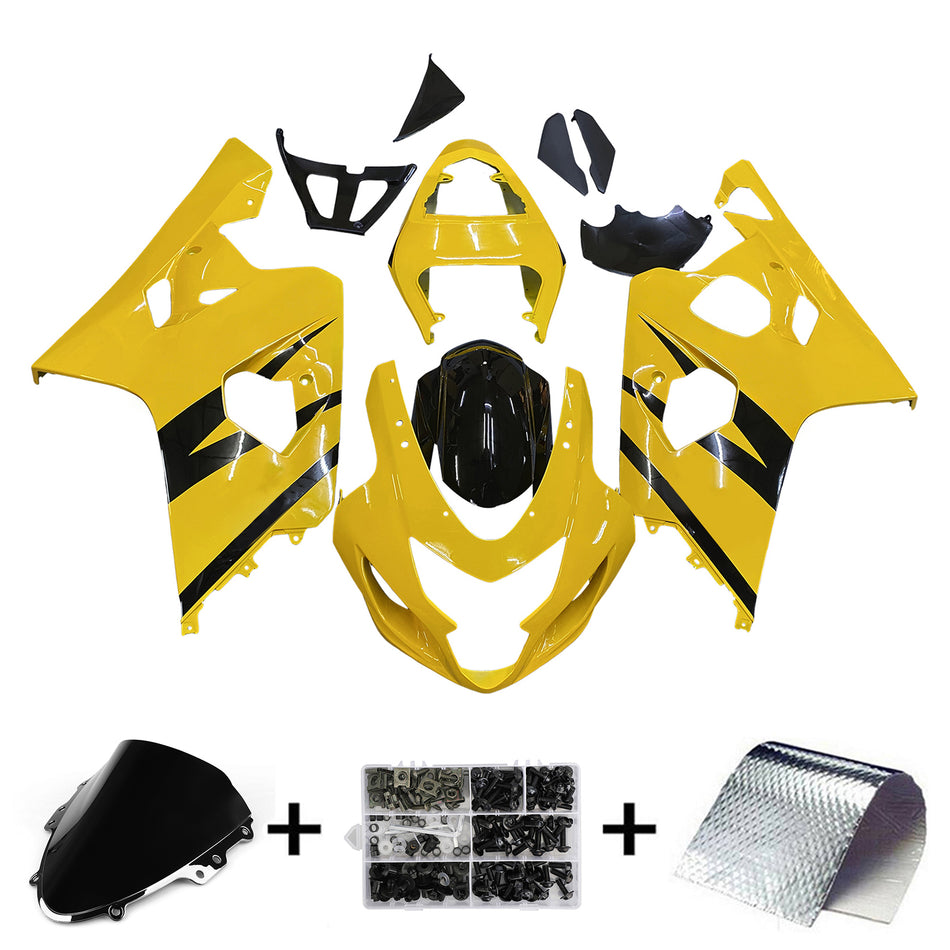2004-2005 スズキ GSXR 600/750 K4 Amotopart インジェクションフェアリングキット ボディワーク プラスチック ABS #135