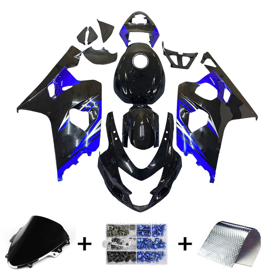 2004-2005 スズキ GSXR 600/750 K4 インジェクションフェアリングキット ボディワーク プラスチック ABS