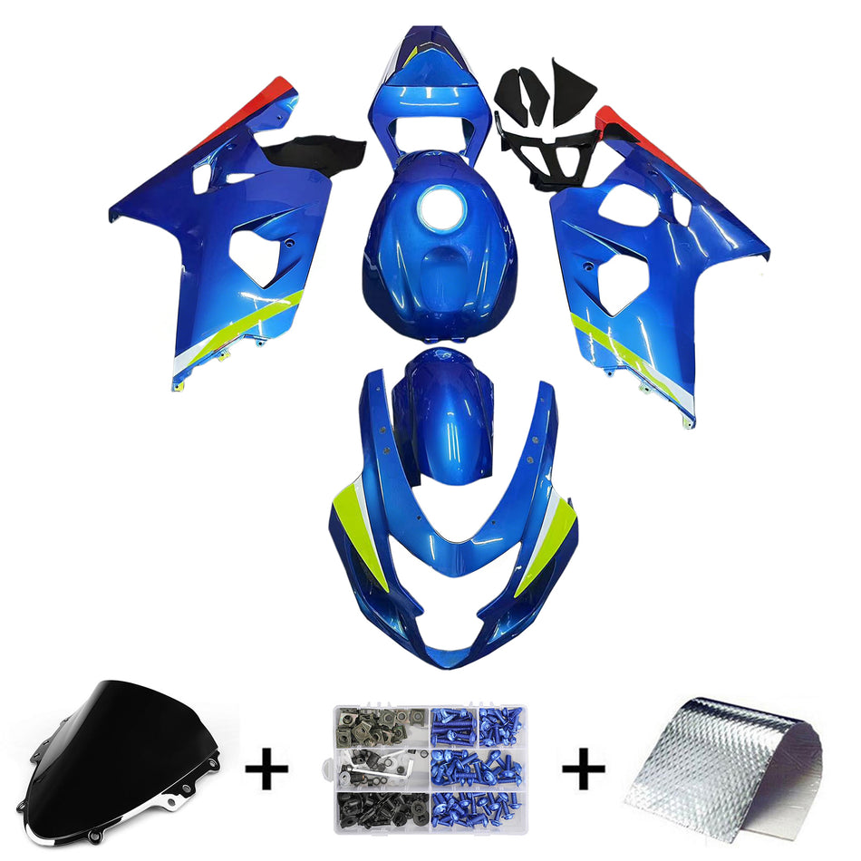 2004-2005 スズキ GSXR 600/750 K4 インジェクションフェアリングキット ボディワーク プラスチック ABS