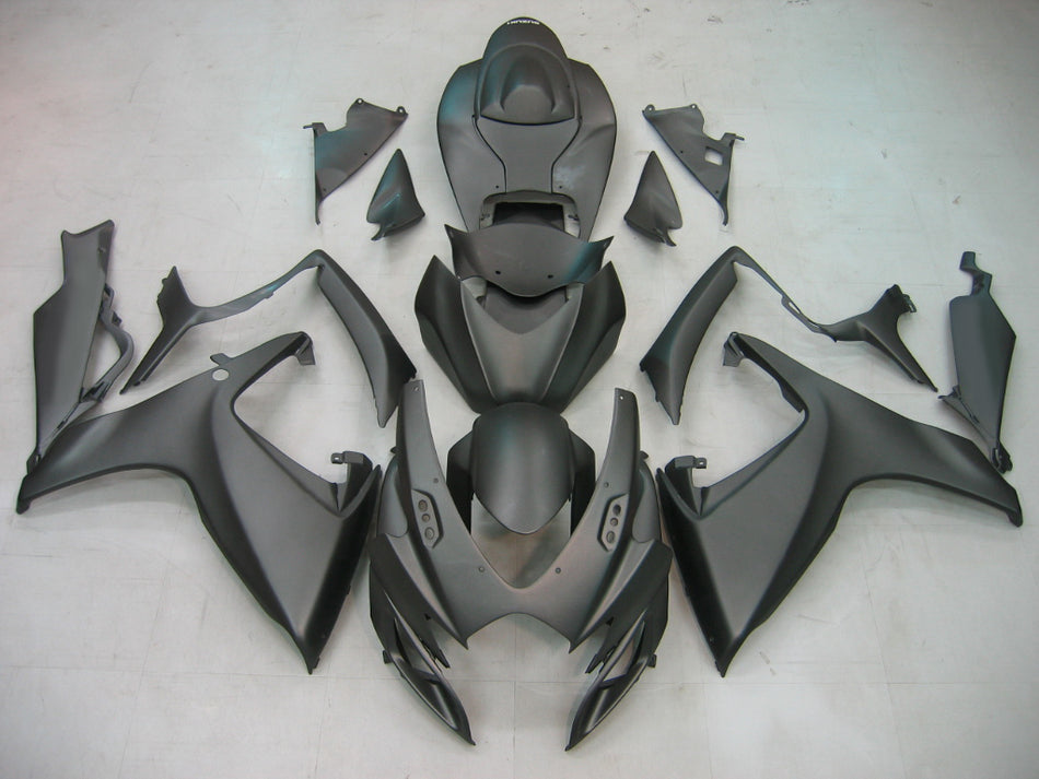 2006-2007 スズキ GSXR 600 750 ブラックマット GSXR レーシング Amotopart フェアリング カスタムフェアリング