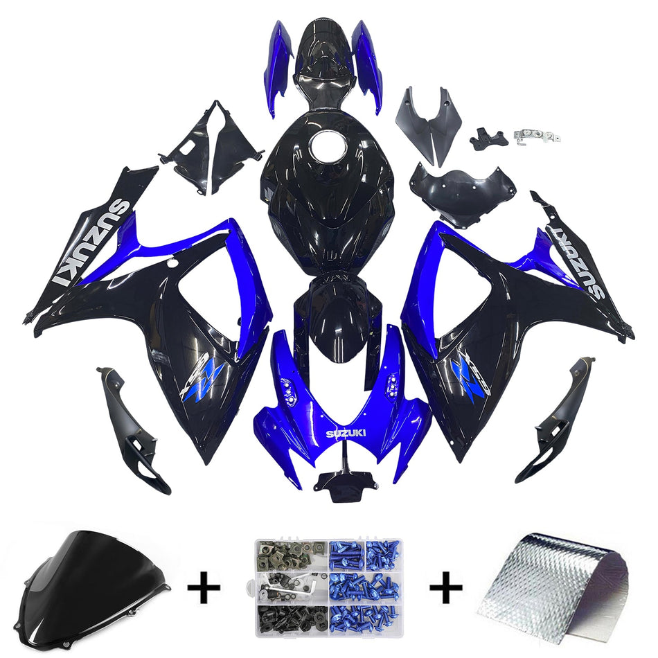 2006-2007 スズキ GSXR 600/750 K6 Amotopart インジェクションフェアリングキット ボディワーク プラスチック ABS #106