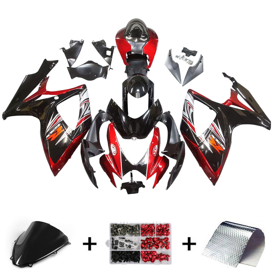 2006-2007 スズキ GSXR 600/750 K6 フェアリングキット ボディワーク プラスチック ABS