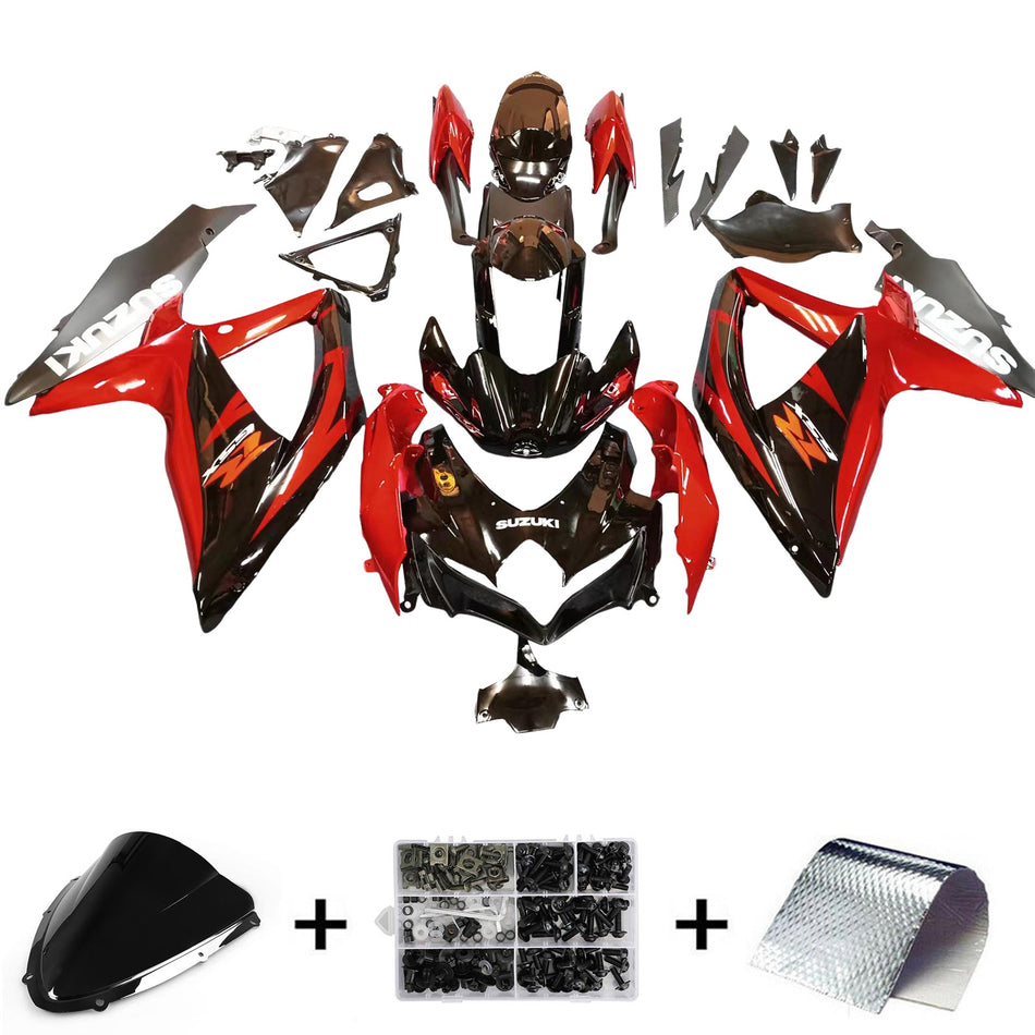 2008-2010 スズキ GSXR 600/750 K8 Amotopart インジェクションフェアリングキット ボディワーク プラスチック ABS #106