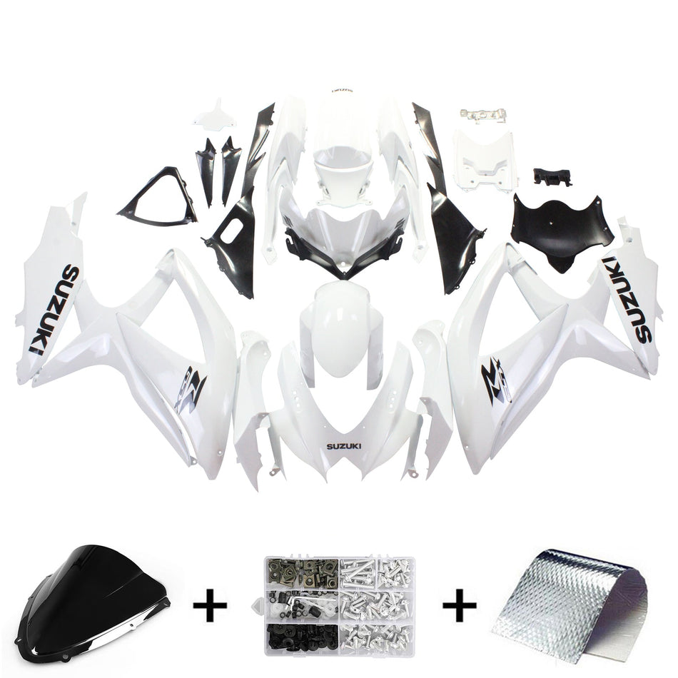 2008-2010 スズキ GSXR 600/750 K8 インジェクションフェアリングキット ボディワーク プラスチック ABS