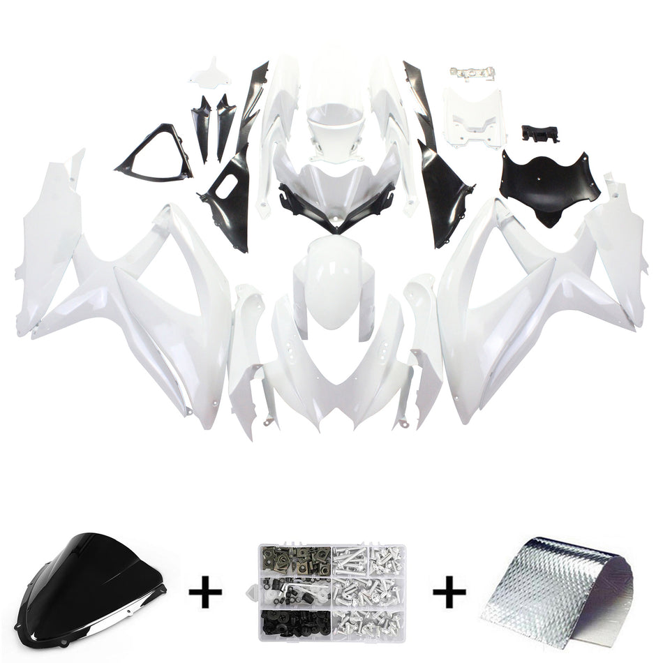 2008-2010 スズキ GSXR 600/750 K8 インジェクションフェアリングキット ボディワーク プラスチック ABS