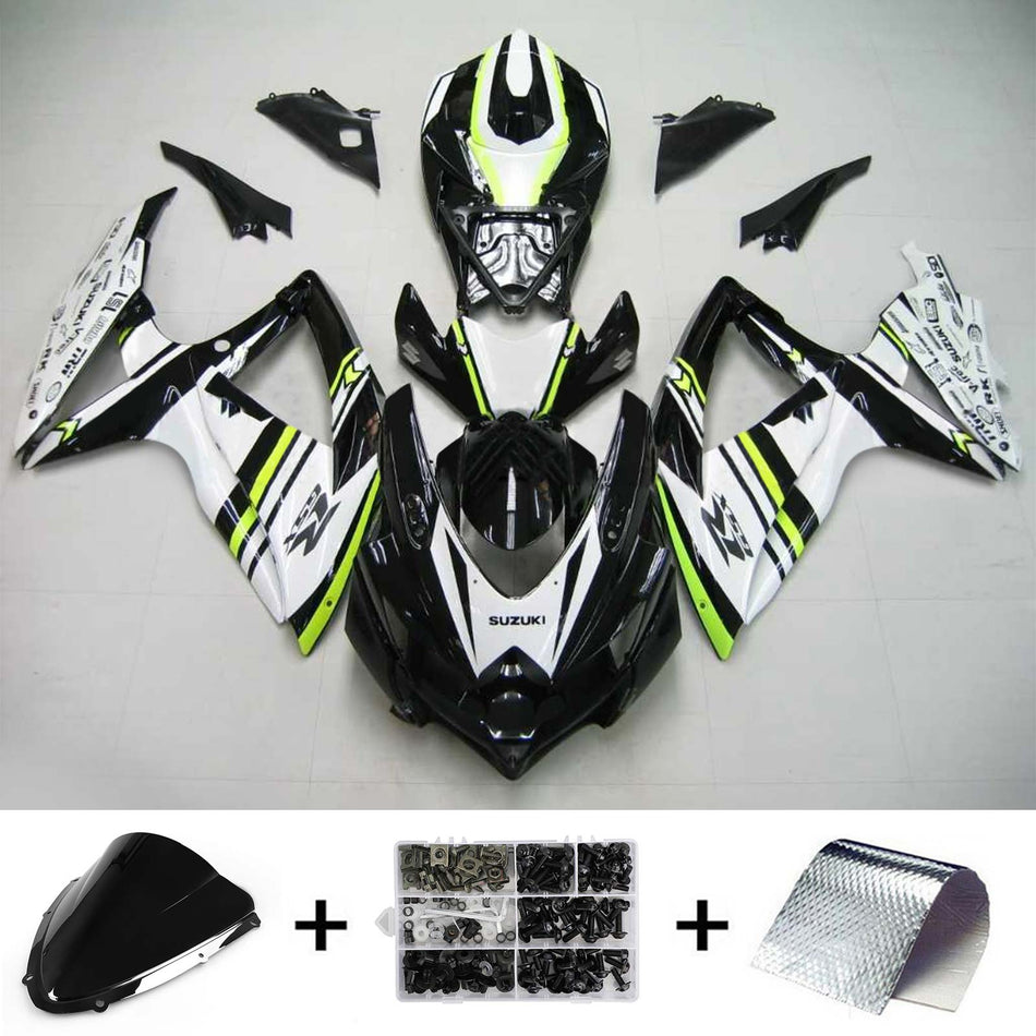 2008-2010 スズキ GSXR 600/750 K8 Amotopart インジェクションフェアリングキット ボディワーク プラスチック ABS #143