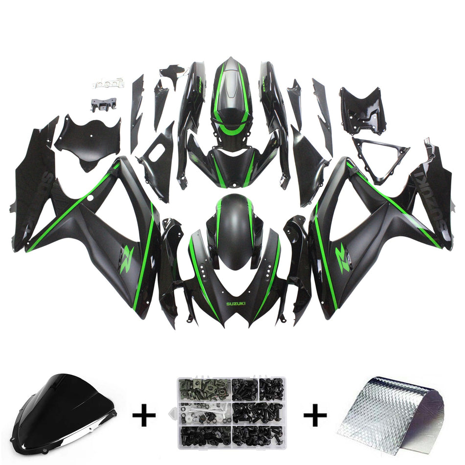 2008-2010 スズキ GSXR 600/750 K8 Amotopart インジェクションフェアリングキット ボディワーク プラスチック ABS #145
