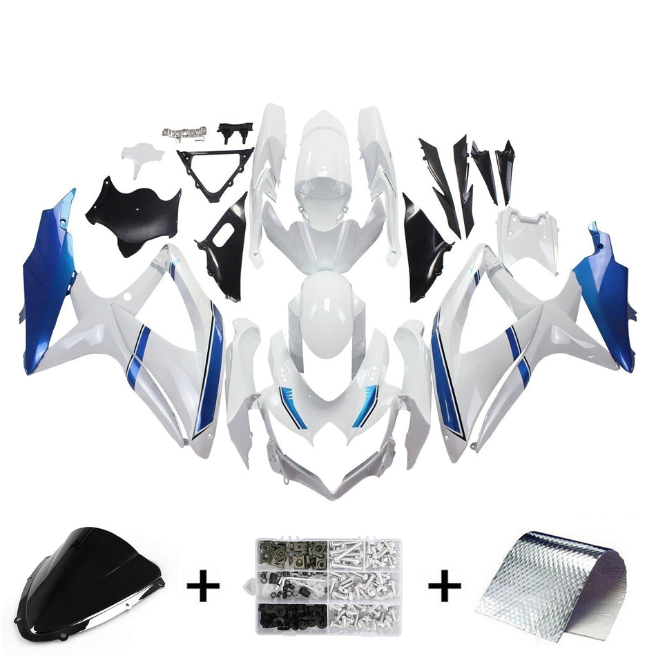 2008-2010 スズキ GSXR 600/750 K8 Amotopart インジェクションフェアリングキット ボディワーク プラスチック ABS #152