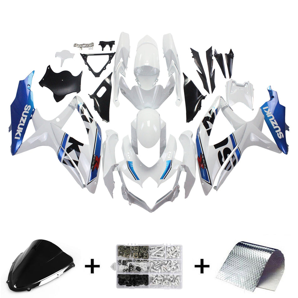 2008-2010 スズキ GSXR 600/750 K8 Amotopart インジェクションフェアリングキット ボディワーク プラスチック ABS #152