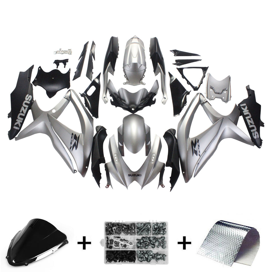 2008-2010 スズキ GSXR 600/750 K8 Amotopart インジェクションフェアリングキット ボディワーク プラスチック ABS #157