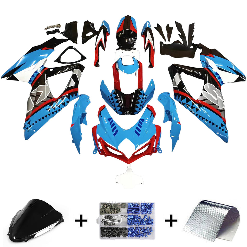 2008-2010 スズキ GSXR 600/750 K8 フェアリングキット ボディワーク プラスチック ABS