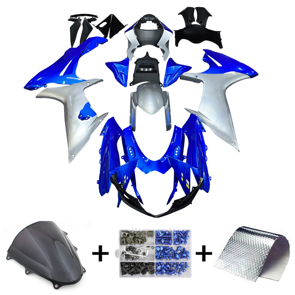 2011-2024 スズキ GSXR 600/750 K11 Amotopart インジェクションフェアリングキット ボディワーク プラスチック ABS #101