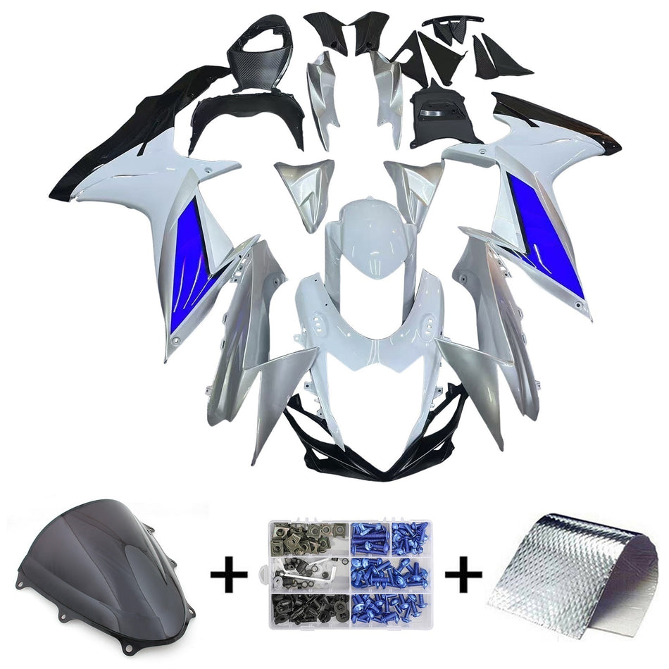 2011-2024 スズキ GSXR 600/750 K11 Amotopart インジェクションフェアリングキット ボディワーク プラスチック ABS #101