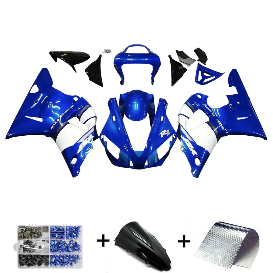 2000-2001 ヤマハ YZF R1 フェアリング ブルー フェアリング キット