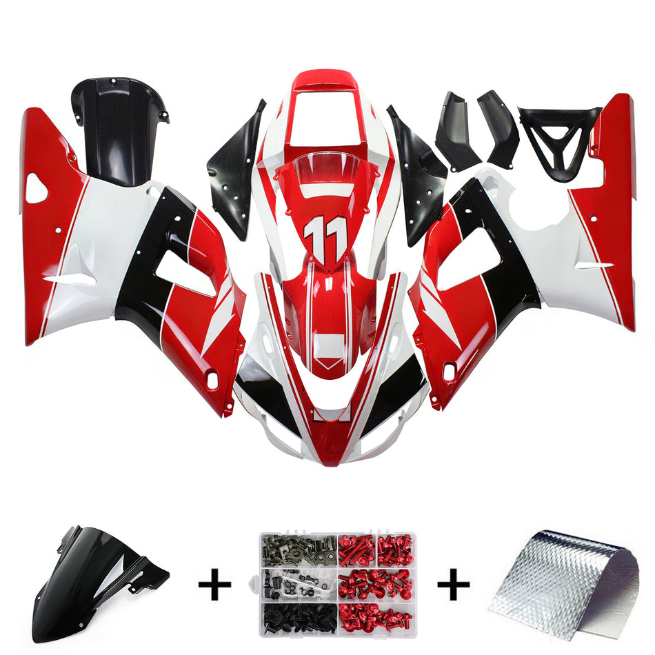 1998-1999 ヤマハ YZF 1000 R1 インジェクションフェアリングキット ボディワーク プラスチック ABS #109