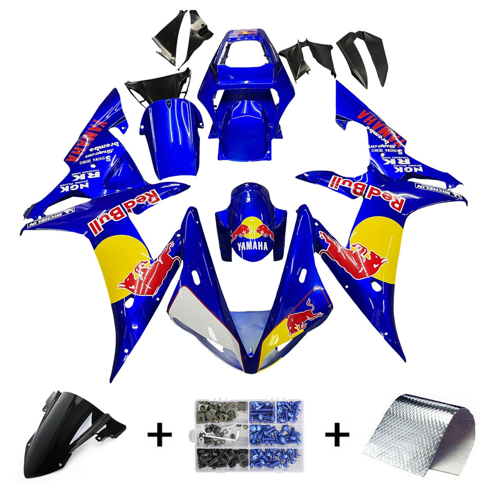 2002-2003 ヤマハ YZF 1000 R1 インジェクションフェアリングキット ボディワーク プラスチック ABS #102