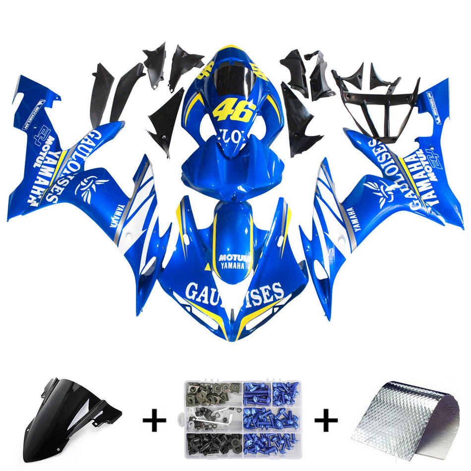 2004-2006 ヤマハ YZF 1000 R1 インジェクションフェアリングキット ボディワーク プラスチック ABS #133