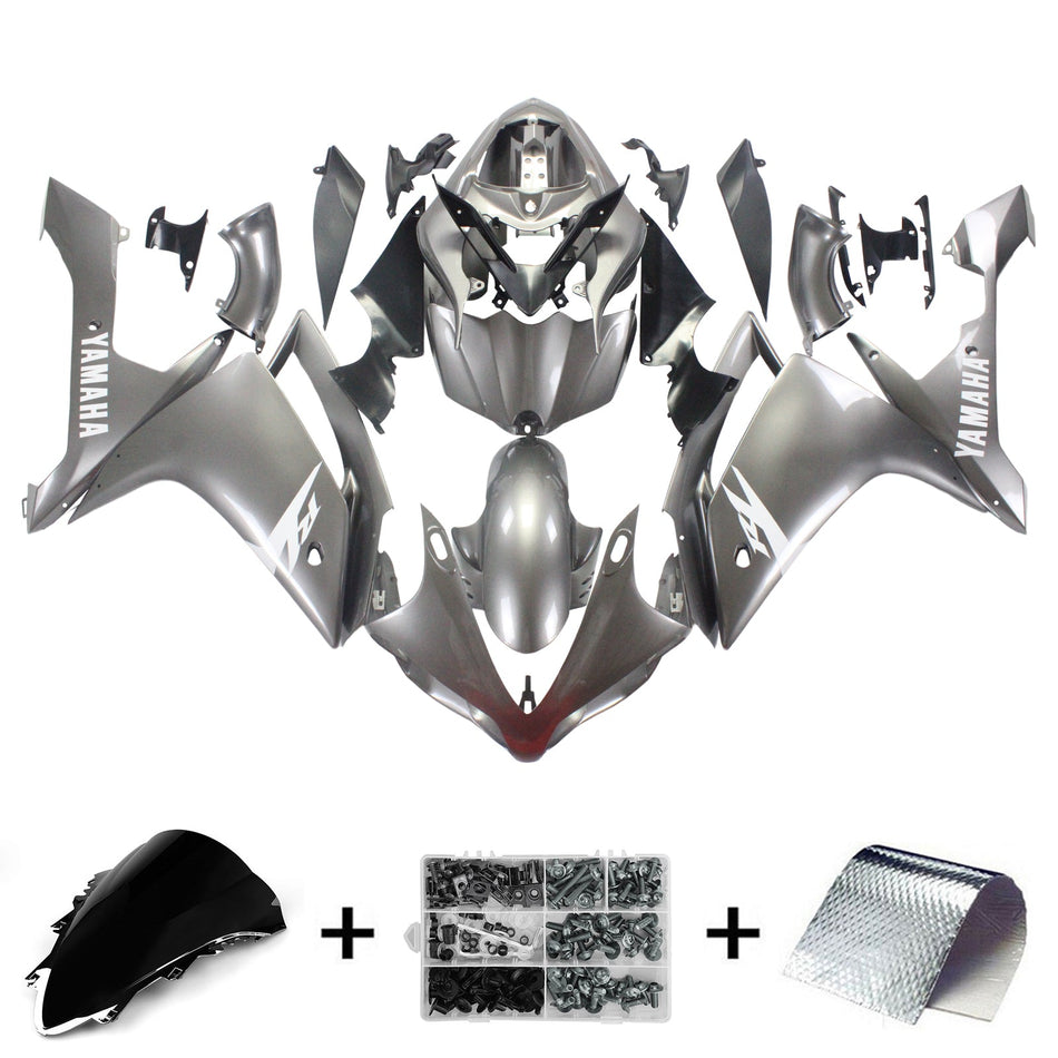 2007-2008 ヤマハ YZF 1000 R1 インジェクションフェアリングキット ボディワーク プラスチック ABS #110