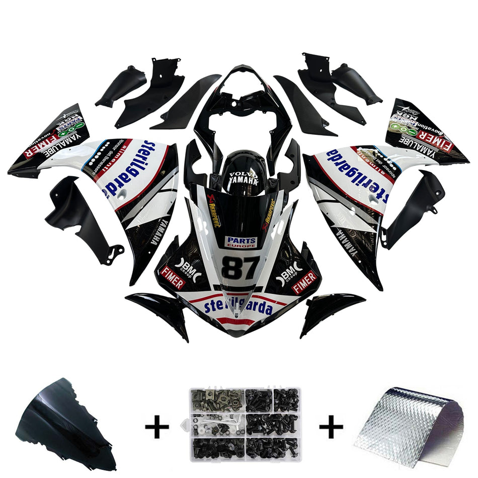 2009-2011 ヤマハ YZF 1000 R1 インジェクションフェアリングキット ボディワーク プラスチック ABS #121