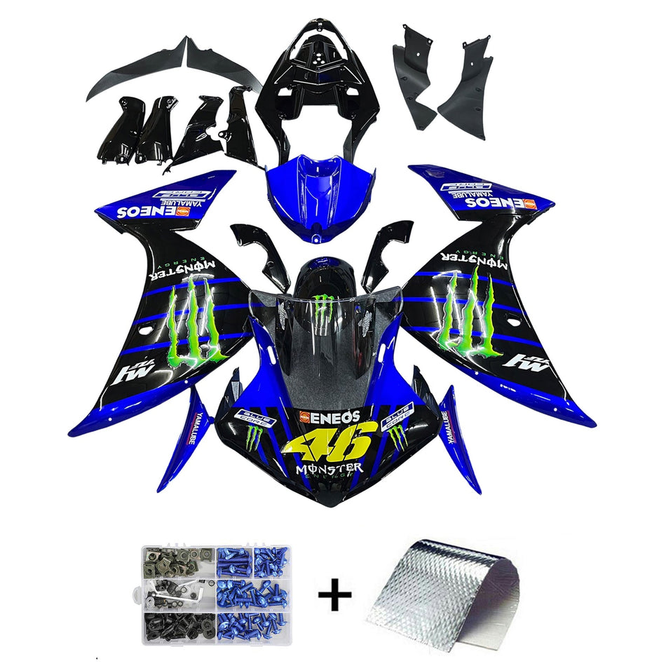 2009-2011 ヤマハ YZF 1000 R1 インジェクションフェアリングキット ボディワーク プラスチック ABS#173