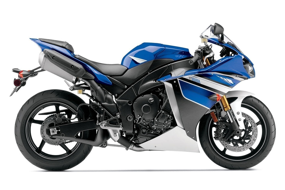 2012-2014 ヤマハ YZF R1 ブルー ブラック レーシング プラスチック ジェネリック