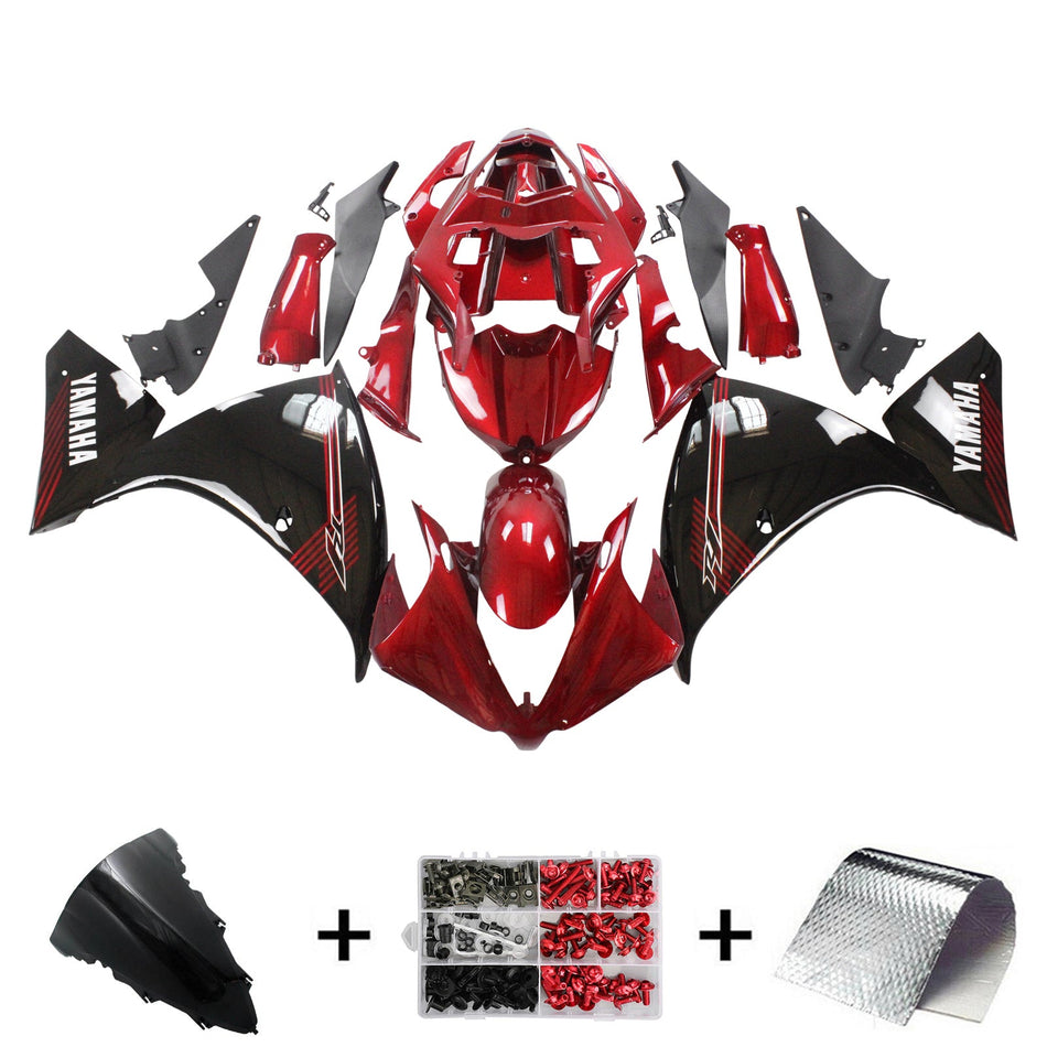 2012-2014 ヤマハ YZF 1000 R1 インジェクションフェアリングキット ボディワーク プラスチック ABS #124