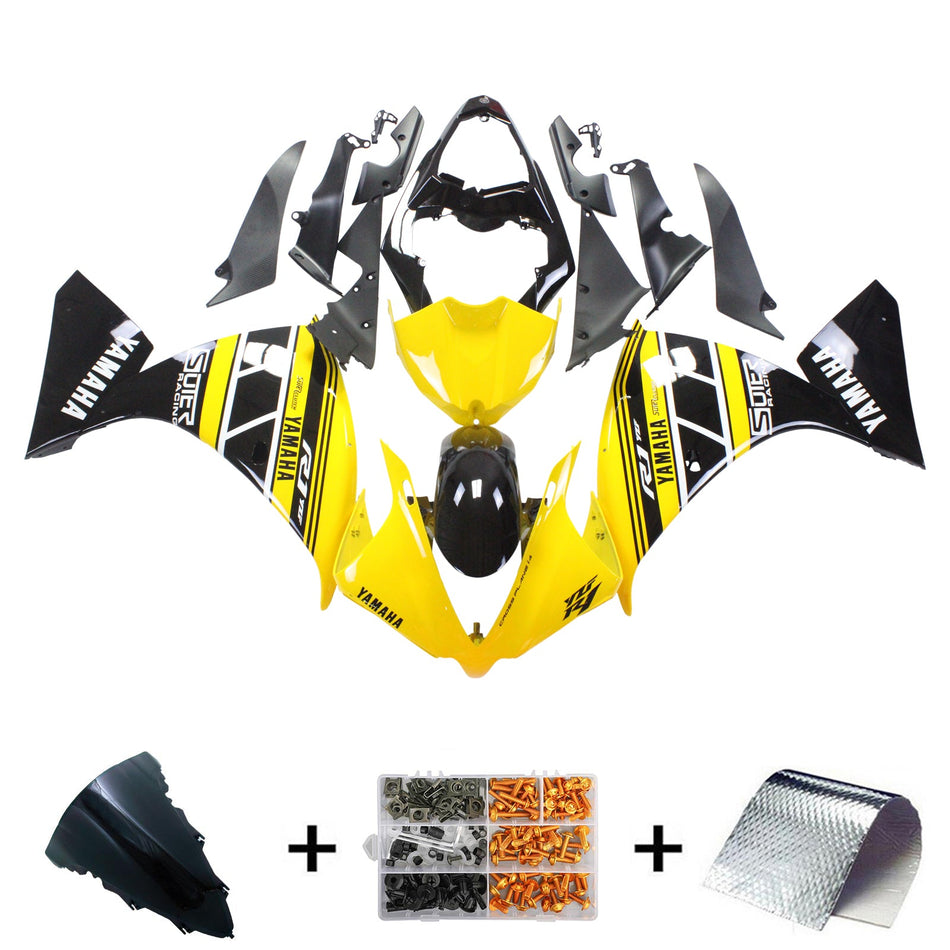 2012-2014 ヤマハ YZF 1000 R1 Amotopart インジェクションフェアリングキット ボディワーク プラスチック ABS #140