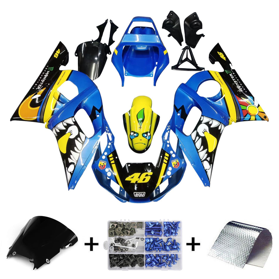 1998-2002 ヤマハ YZF 600 R6 フェアリングキット ボディワーク プラスチック ABS