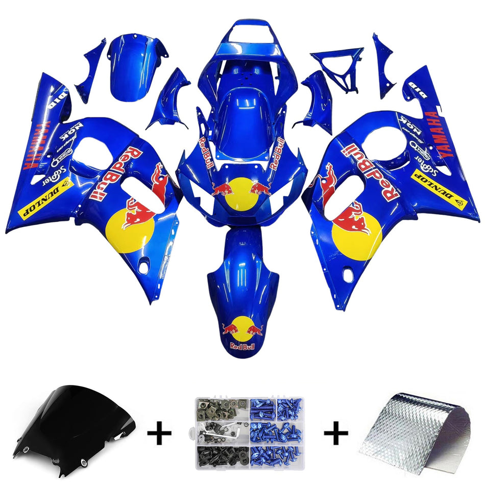 1998-2002 ヤマハ YZF 600 R6 インジェクションフェアリングキット ボディワーク プラスチック ABS #111